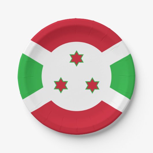 Burundi Flag Papieren Bordje (Voorkant)