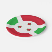 Burundi Flag Papieren Bordje (Gekanteld)