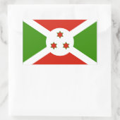 Burundi Flag Rechthoekige Sticker (Tas)