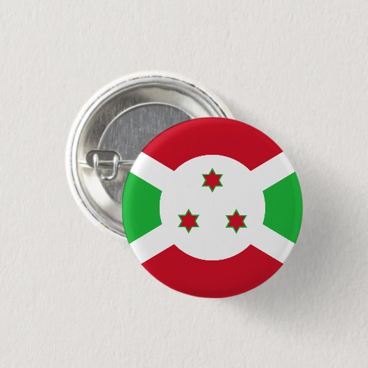 Burundi Flag Ronde Button 3,2 Cm (Voorkant /achterkant)