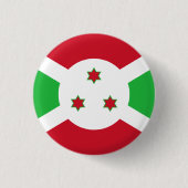 Burundi Flag Ronde Button 3,2 Cm (Voorkant)