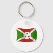 Burundi Flag Sleutelhanger (Voorkant)