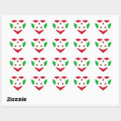 Burundi Flag Splendid Patriotic Hart Sticker (Vel)