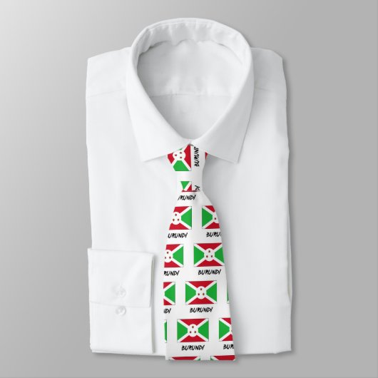 Burundi Flag Stropdas (Gebonden)
