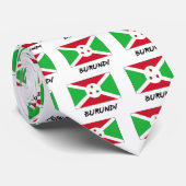 Burundi Flag Stropdas (Opgerold)