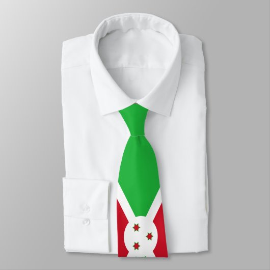 Burundi Flag Stropdas (Gebonden)