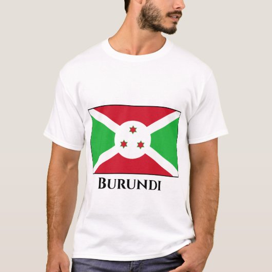 Burundi Flag T-shirt (Voorkant)