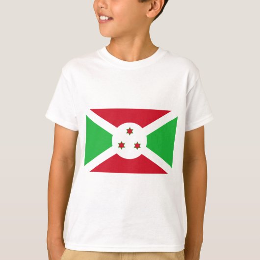 Burundi Flag T-shirt (Voorkant)