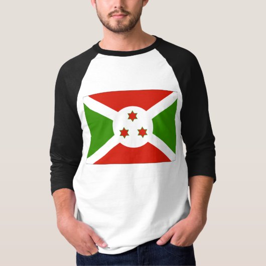 Burundi Flag T-shirt (Voorkant)