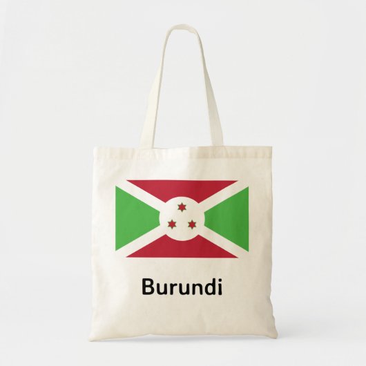 Burundi Flag Tote Bag (Voorkant)