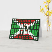 Burundi Flag Verjaardag Kaart (Gele Bloem)