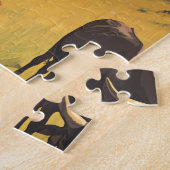 Burundi Illustratie Reizen Art Vintage Legpuzzel (Zijkant)