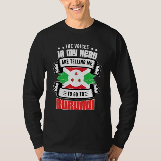 Burundi in mijn hoofd t-shirt (Voorkant)