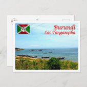 Burundi - Lac Tanganyika - Briefkaart (Voorkant / Achterkant)