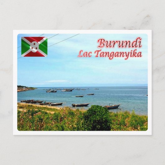 Burundi - Lac Tanganyika - Briefkaart (Voorkant)