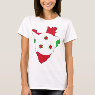 Burundi Land-vlag Vrouwen T-shirt