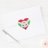 Burundi liefde vlag trots hart sticker (Envelop)