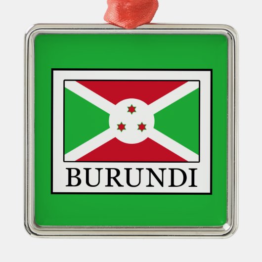 Burundi Metalen Ornament (Voorkant)