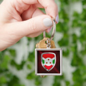 Burundi Mettalic Emblem Sleutelhanger (Hand)