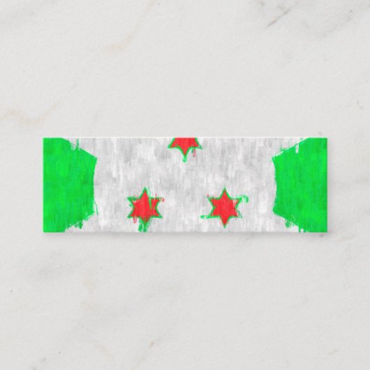 Burundi Oil Painting Drawing Contactkaartje (Voorkant)