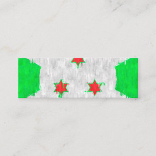 Burundi Oil Painting Drawing Mini Visitekaartje