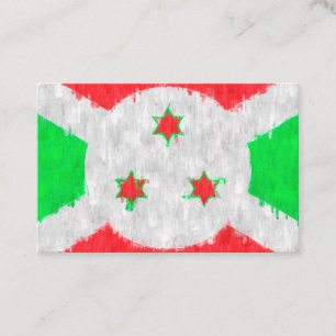 Burundi Oil Painting Drawing Visitekaartje
