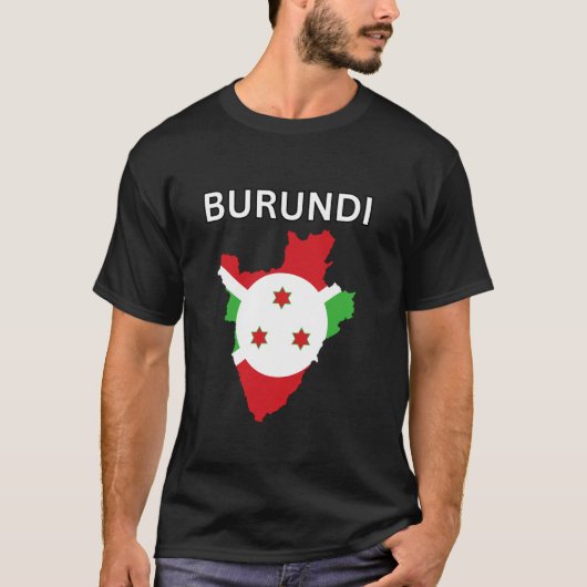 Burundi Ontwerp T-shirt (Voorkant)