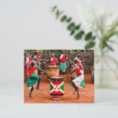 Burundi Reisansichtkaart Briefkaart (Staand voorkant)