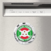 Burundi Round Emblem Magneet (Insitu (Vaatwasser))