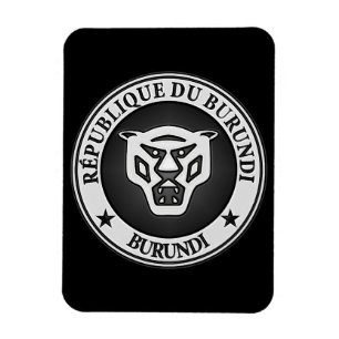 Burundi Round Emblem Magneet