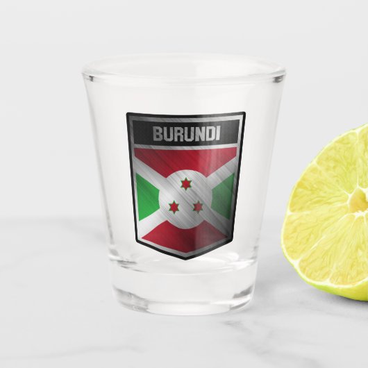 Burundi Shot Glas (Voorkant)