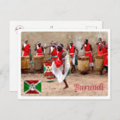 Burundi - Spectacle de Tambours - Briefkaart (Voorkant / Achterkant)