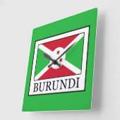 Burundi Vierkante Klok (Hoek)