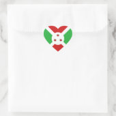 Burundi Vlag Hart Sticker (Tas)
