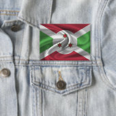 Burundi Vlag Knop Button (Insitu)