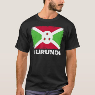 Burundi Vlag steunt Burundiaanse bevolking Vrouwen T-shirt
