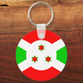 Burundi - Vlag van hoge kwaliteit Sleutelhanger (Voorkant)