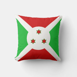 Burundi Vlag x Vlag Kussen