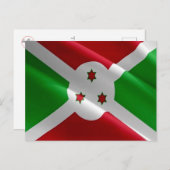 Burundi - Vlaggolven - Briefkaart (Voorkant / Achterkant)