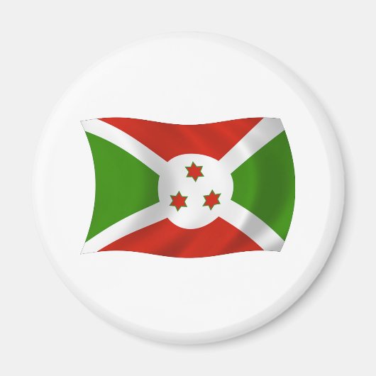 Burundi Vlagmagneet Magneet (Voorkant)