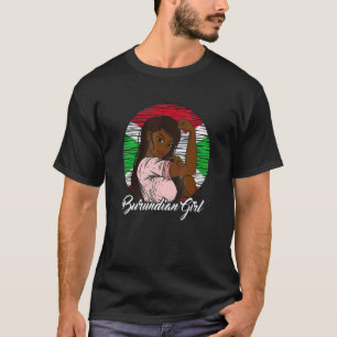 Burundiaanse vlag Burundi Burundian Girl T-shirt