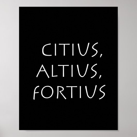 Burundus altius fortius poster (Voorkant)