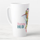Burung HUD Pop kunst Latte Mok (Linkerhoek)
