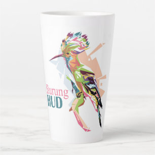Burung HUD Pop kunst Latte Mok