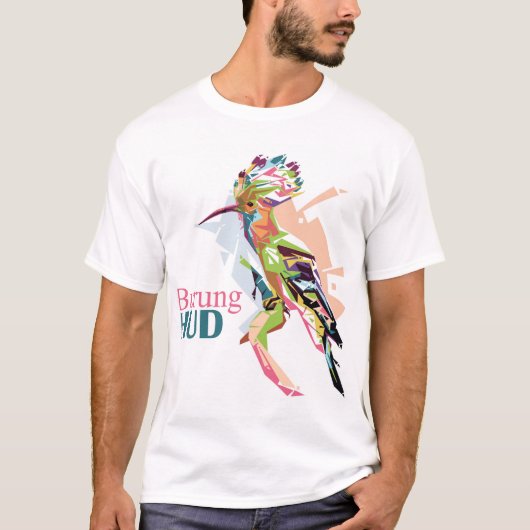Burung HUD Pop kunst T-shirt (Voorkant)