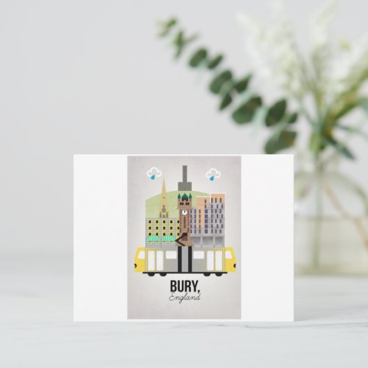 Bury Briefkaart (Staand voorkant)