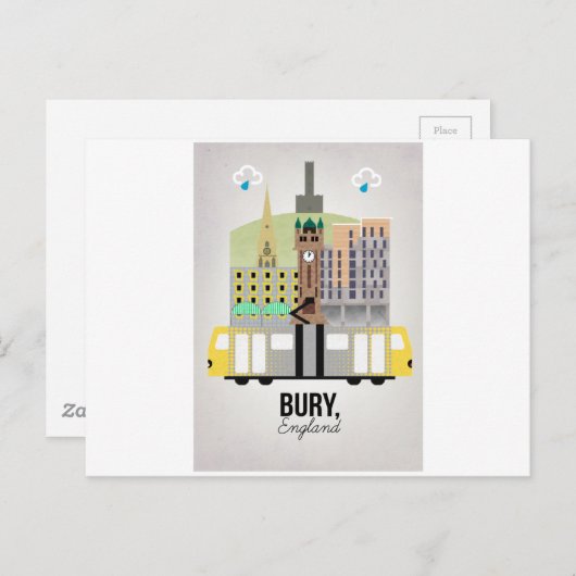 Bury Briefkaart (Voorkant / Achterkant)