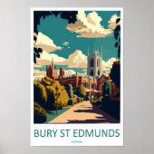 Bury S Edmunds Travel Print Wall Art Bury S Edmund (Voorkant)