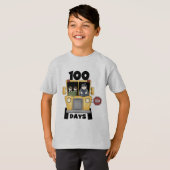 Bus 100 dagen schoolt-shirts en cadeautjes t-shirt (Voorkant volledig)