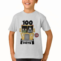 Bus 100 dagen schoolt-shirts en cadeautjes